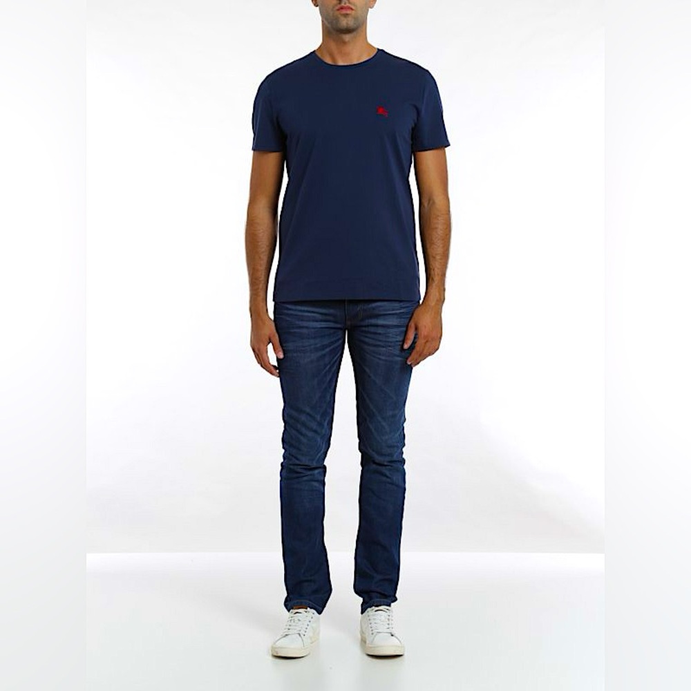EUC!! BURBERRY men’s 100% cotton crewneck navy T-shirt size large